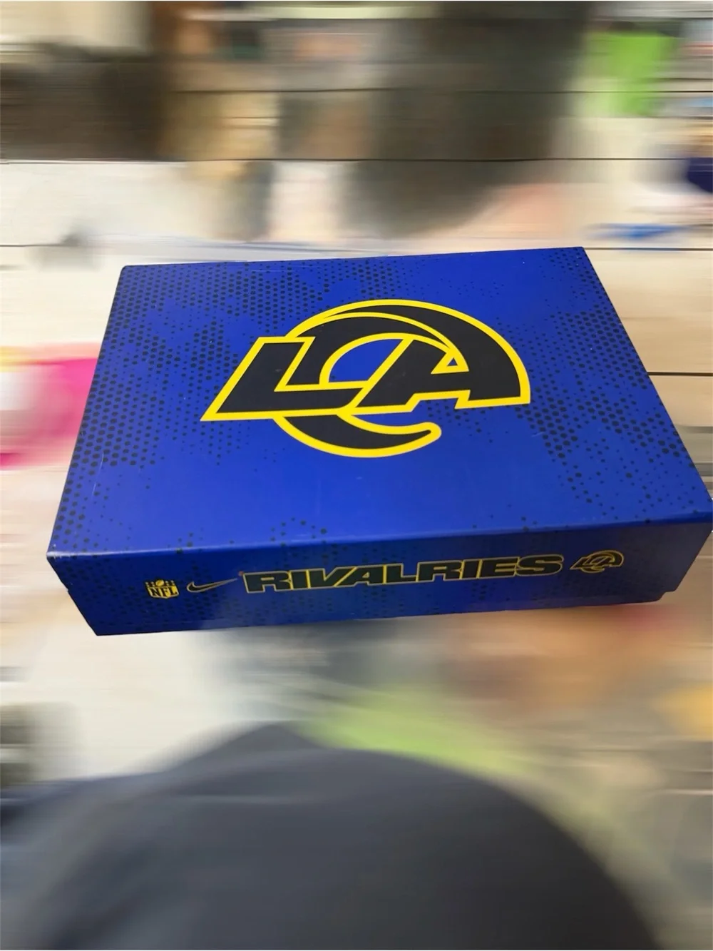 Los Angeles Rams x Nike 'Rivalries' Collector Box - Blue & Yellow